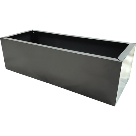 Grey Metal Planter Small Garden Supplies Kings Warehouse 