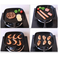 Grill Plate Non Stick Frying Pan Fry KingsWarehouse 
