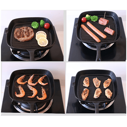 Grill Plate Non Stick Frying Pan Fry KingsWarehouse 