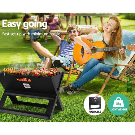 Grillz Notebook Portable Charcoal BBQ Grill BBQ Kings Warehouse 