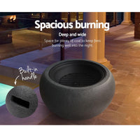 Grillz Outdoor Portable Fire Pit Bowl Wood Burning Patio Oven Heater Fireplace Grillz Kings Warehouse 
