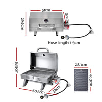 Grillz Portable Gas BBQ KingsWarehouse 
