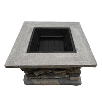 Grillz Stone Base Outdoor Patio Heater Fire Pit Table Home & Garden > Firepits Kings Warehouse 