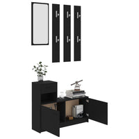 Hallway Unit Black 100x25x76.5 cm Living room Kings Warehouse 