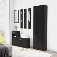 Hallway Unit Black 100x25x76.5 cm Living room Kings Warehouse 