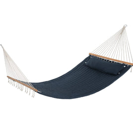 Hammock Bed Outdoor Portable Hammock Hanging Chair Camping 2 Person Blue Kings Warehouse 
