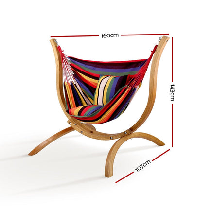 Hammock with Wooden Hammock Stand Kings Warehouse 
