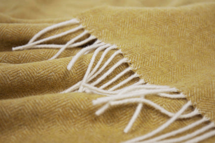 Hampton Throw - Merino Wool Blend - Ochre Kings Warehouse 