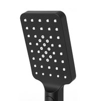 Handheld Shower Head 3.1'' High Pressure 3 Spray Modes Square Black Kings Warehouse 