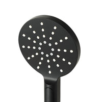 Handheld Shower Head Wall Holder 4.7'' High Pressure Adjustable 3 Modes Black Kings Warehouse 