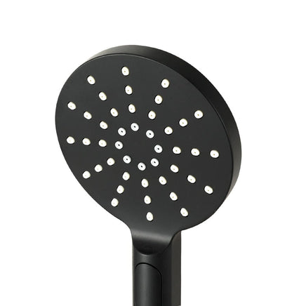 Handheld Shower Head Wall Holder 4.7'' High Pressure Adjustable 3 Modes Black Kings Warehouse 