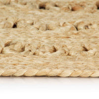 Handmade Rug Braided Jute 150 cm Kings Warehouse 