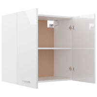 Hanging Cabinet High Gloss White 60x31x60 cm Kings Warehouse 