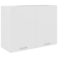 Hanging Cabinet White 80x31x60 cm