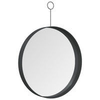 Hanging Mirror with Hook Black 30 cm Kings Warehouse 