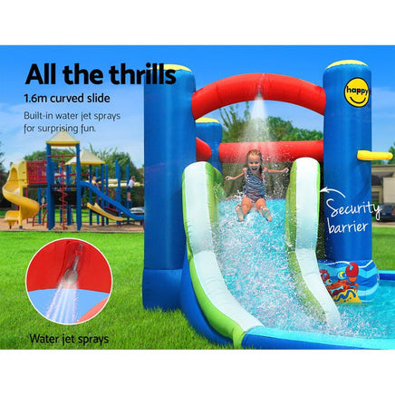Happy Hop Inflatable Water Jumping Castle Bouncer Kid Toy Windsor Slide Splash Kings Warehouse 