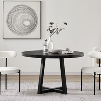 Harry 4 Seater Dining Table in Black dining Kings Warehouse 