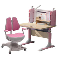 Height Adjustable Children Kids Ergonomic Study Desk Chair Set 80cm Blue AU Kings Warehouse 