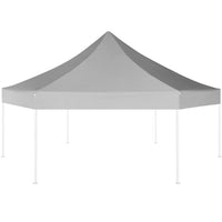 Hexagonal Pop-Up Foldable Marquee Grey 3.6x3.1 m Kings Warehouse 