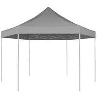 Hexagonal Pop-Up Foldable Marquee Grey 3.6x3.1 m Kings Warehouse 