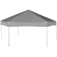 Hexagonal Pop-Up Marquee with 6 Sidewalls Grey 3.6x3.1 m Kings Warehouse 