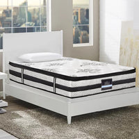 Home Bedding Algarve Euro Top Pocket Spring Mattress 34cm Thick King Single mattresses Kings Warehouse 