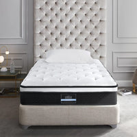 Home Bedding Bonita Euro Top Bonnell Spring Mattress 21cm Thick King Single mattresses Kings Warehouse 