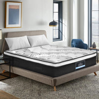 Home Bedding Como Euro Top Pocket Spring Mattress 32cm Thick Queen mattresses Kings Warehouse 