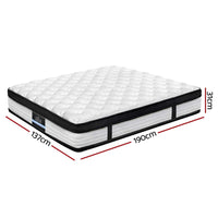 Home Bedding Devon Euro Top Pocket Spring Mattress 31cm Thick Double mattresses Kings Warehouse 