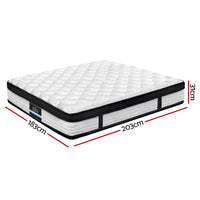 Home Bedding Devon Euro Top Pocket Spring Mattress 31cm Thick King mattresses Kings Warehouse 