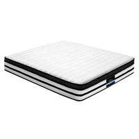 Home Bedding DOUBLE Size Bed Mattress Euro Top Pocket Spring Foam 27CM