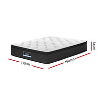 Home Bedding Eve Euro Top Pocket Spring Mattress 34cm Thick Double mattresses Kings Warehouse 