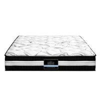 Home Bedding Mykonos Euro Top Pocket Spring Mattress 30cm Thick Queen mattresses Kings Warehouse 
