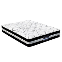 Home Bedding Mykonos Euro Top Pocket Spring Mattress 30cm Thick Queen mattresses Kings Warehouse 