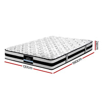 Home Bedding Rumba Tight Top Pocket Spring Mattress 24cm Thick Double mattresses Kings Warehouse 