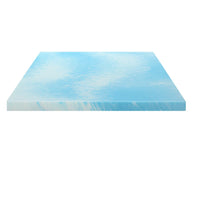 Home Cool Gel Memory Foam Topper Mattress Toppers w/ Bamboo Cover 5cm SINGLE Kings Warehouse 