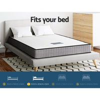 Home Mattress Medium Firm Mattresses Tight Top Bed Bonnel Spring 13cm KS mattresses Kings Warehouse 