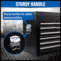 HORUSDY 10-Drawer Tool Box Chest Toolbox Lockable Drawer Cabinet Garage Storage Kings Warehouse 