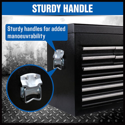HORUSDY 10-Drawer Tool Box Chest Toolbox Lockable Drawer Cabinet Garage Storage Kings Warehouse 