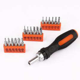 HORUSDY 19 Pcs Ratchet Precision Screwdriver Bits Set Slotted Phillips Tox Hex Kings Warehouse 