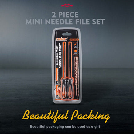 HORUSDY 2Pc 6.1" Flat Mini Needle File Set Metal Wood Carving Carpentry Tool Kings Warehouse 