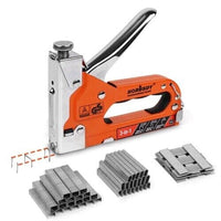 HORUSDY 3in1 Staple Gun Heavy Duty Stapler Fastener Tool Tacker free Staples Kings Warehouse 