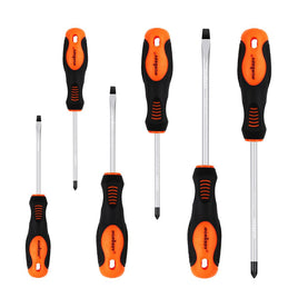 HORUSDY 6Pc Magnetic Screwdriver Set Non-slip Handle Phillips Slotted Tool New Kings Warehouse 