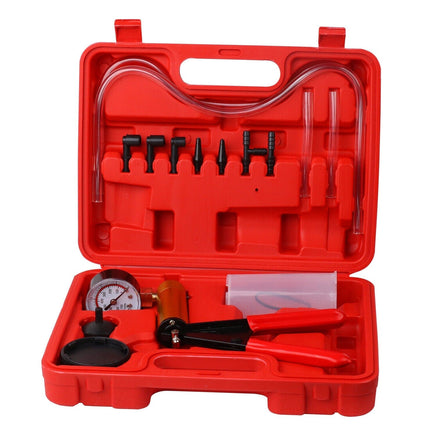 HORUSDY Hand Held Vacuum Pump Brake Bleeder Pressure Tester Vacuum Gauge Kit Kings Warehouse 