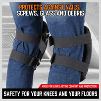 HORUSDY Knee Pads Work Safety Senior Gel Cushion High Density Foam Padding Pair Kings Warehouse 
