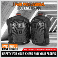 HORUSDY Knee Pads Work Safety Senior Gel Cushion High Density Foam Padding Pair Kings Warehouse 