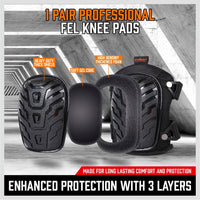 HORUSDY Knee Pads Work Safety Senior Gel Cushion High Density Foam Padding Pair Kings Warehouse 