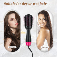 Hot Air One-Step Hair Dryer Negative Ion Anti-Frizz Blowout for Drying,Straightening, Curling and Volumizer (AU Plug) Kings Warehouse 