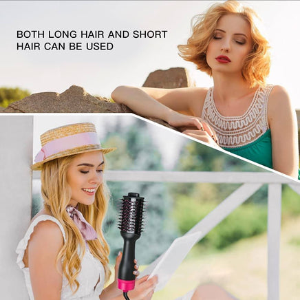 Hot Air One-Step Hair Dryer Negative Ion Anti-Frizz Blowout for Drying,Straightening, Curling and Volumizer (AU Plug) Kings Warehouse 