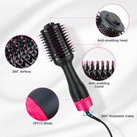 Hot Air One-Step Hair Dryer Negative Ion Anti-Frizz Blowout for Drying,Straightening, Curling and Volumizer (AU Plug) Kings Warehouse 